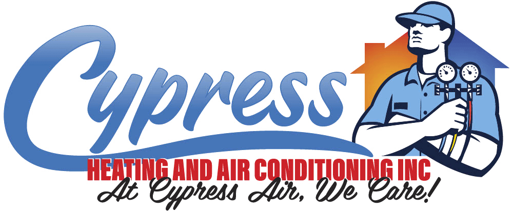 The logo of cypress heating and air conditioning