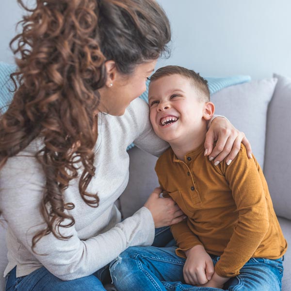 mother and son