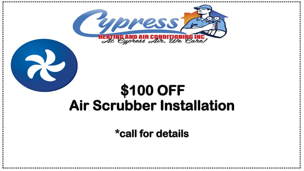 Air scrubber installation