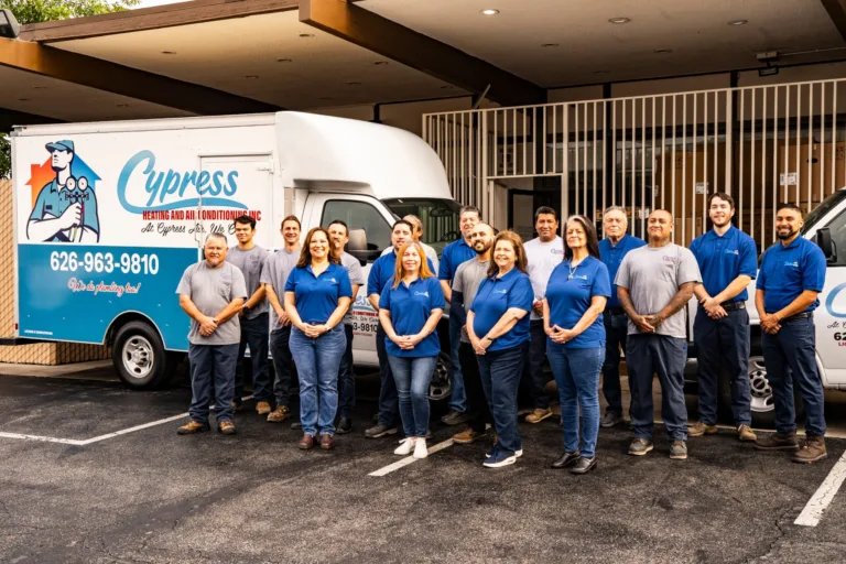 Cypress Heating & Air Conditioning employee group photo