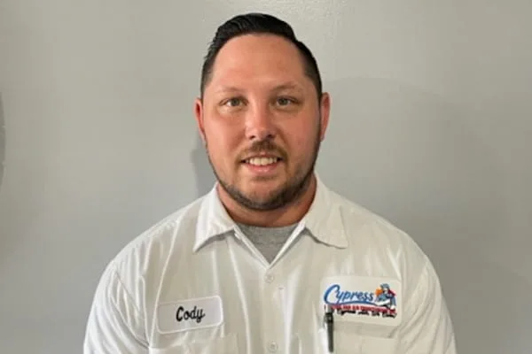 Cody S., Service Tech, Cypress Heating & Air Conditioning